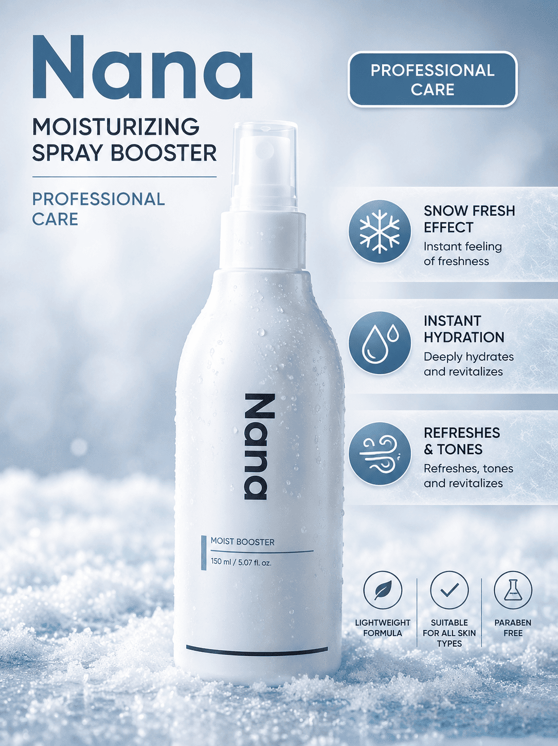 Product card with extra text
